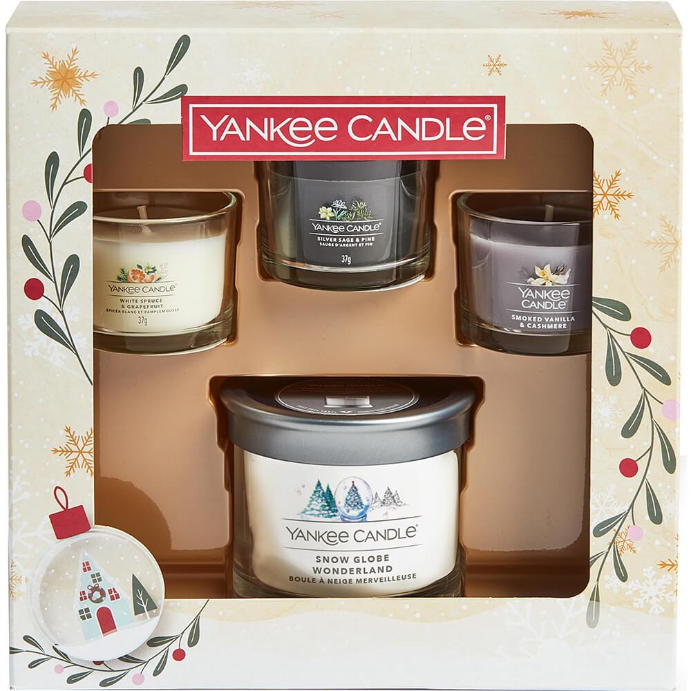 Yankee Candle - Snow Globe Wonderland Cofanetto con una candela