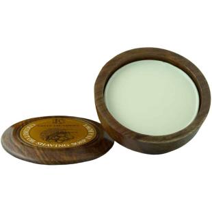 Shaving Soap - Wooden Bowl